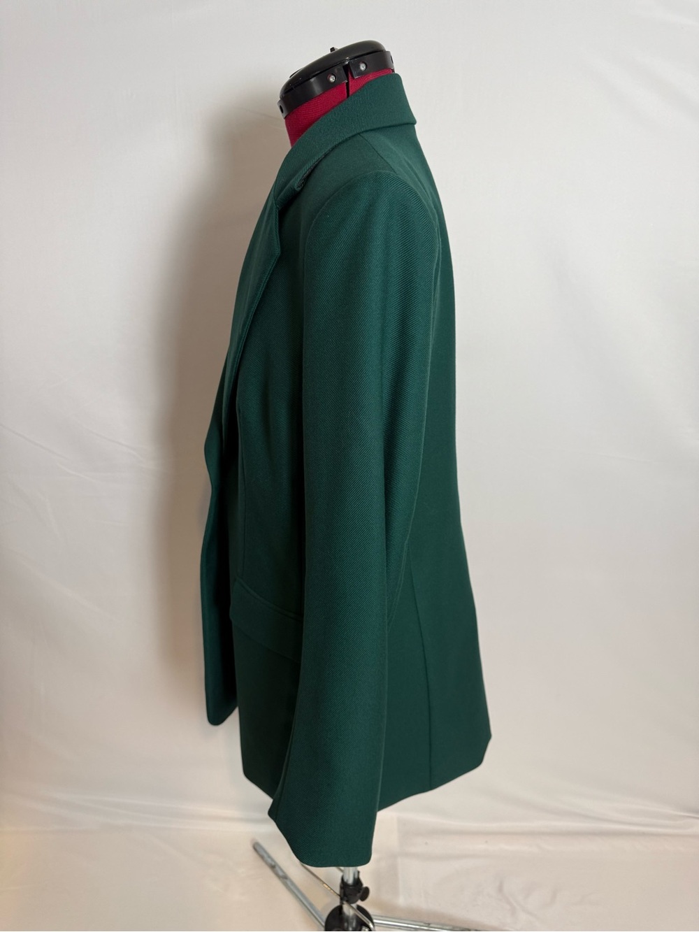 NWOT Banana Republic Lido Blazer Women's Size 12 Paris Green 100% Wool - Picture 7 of 15
